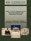 Image for Kent V. U S U.S. Supreme Court Transcript of Record with Supporting Pleadings