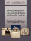 Image for Dianovin Pharmaceuticals, Inc. V. U.S. U.S. Supreme Court Transcript of Record with Supporting Pleadings