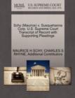 Image for Schy (Maurice) V. Susquehanna Corp. U.S. Supreme Court Transcript of Record with Supporting Pleadings