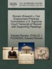 Image for Ronwin (Edward) V. Fair Employment Practices Commission U.S. Supreme Court Transcript of Record with Supporting Pleadings