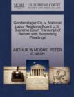 Image for Gerstenslager Co. V. National Labor Relations Board U.S. Supreme Court Transcript of Record with Supporting Pleadings