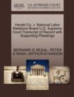 Image for Herald Co. V. National Labor Relations Board U.S. Supreme Court Transcript of Record with Supporting Pleadings