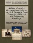 Image for Nichols (Cheryl) V. Woodward and Lothrop, Inc. U.S. Supreme Court Transcript of Record with Supporting Pleadings