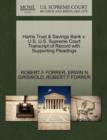 Image for Harris Trust &amp; Savings Bank V. U.S. U.S. Supreme Court Transcript of Record with Supporting Pleadings