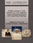 Image for Phillips (James) V. Graf Electric, Inc. U.S. Supreme Court Transcript of Record with Supporting Pleadings
