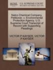 Image for NALCO Chemical Company, Petitioner, V. Environmental Protection Agency. U.S. Supreme Court Transcript of Record with Supporting Pleadings