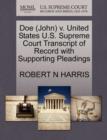 Image for Doe (John) V. United States U.S. Supreme Court Transcript of Record with Supporting Pleadings