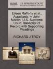 Image for Eileen Rafferty Et Al., Appellants, V. John Marcin. U.S. Supreme Court Transcript of Record with Supporting Pleadings