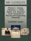 Image for Richard J. Dolwig, Petitioner, V. United States. U.S. Supreme Court Transcript of Record with Supporting Pleadings