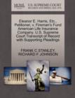 Image for Eleanor E. Harris, Etc., Petitioner, V. Fireman&#39;s Fund American Life Insurance Company. U.S. Supreme Court Transcript of Record with Supporting Pleadings