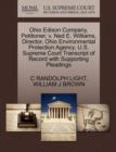 Image for Ohio Edison Company, Petitioner, V. Ned E. Williams, Director, Ohio Environmental Protection Agency. U.S. Supreme Court Transcript of Record with Supporting Pleadings