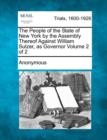 Image for The People of the State of New York by the Assembly Thereof Against William Sulzer, as Governor Volume 2 of 2
