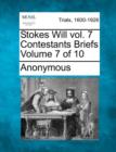 Image for Stokes Will vol. 7 Contestants Briefs Volume 7 of 10