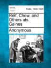 Image for Relf, Chew, and Others Ats. Gaines