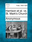 Image for Harrison et al. vs. St. Mark&#39;s Church