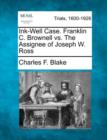 Image for Ink-Well Case. Franklin C. Brownell vs. the Assignee of Joseph W. Ross