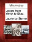 Image for Letters from Yorick to Eliza.