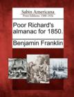 Image for Poor Richard&#39;s Almanac for 1850.