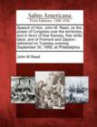 Image for Speech of Hon. John M. Read, on the Power of Congress Over the Territories, and in Favor of Free Kansas, Free White Labor, and of Fremont and Dayton : Delivered on Tuesday Evening, September 30, 1856,