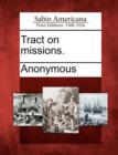 Image for Tract on Missions.