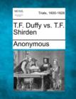 Image for T.F. Duffy vs. T.F. Shirden