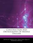 Image for Construction and Orthography of Middle English