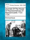 Image for Journals of the House of Representatives of Massachusetts 1723-1724.
