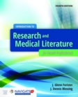 Image for Introduction To Research And Medical Literature For Health Professionals