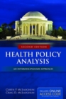 Image for Health Policy Analysis