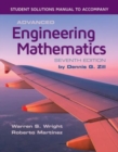 Image for Student solutions manual to accompany Advanced engineering mathematics, seventh edition, by Dennis G. Zill