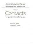 Image for SAM Answer Key with Audio Script for Valette/Valette&#39;s Contacts: Langue  et culture fran?aises, 9th