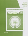 Image for Student Solutions Manual for Aufmann/Lockwood&#39;s Introductory Algebra:  An Applied Approach, 9th