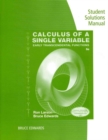Image for Student Solutions Manual for Larson/Edwards&#39; Calculus of a Single  Variable: Early Transcendental Functions, 6th
