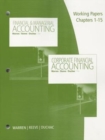 Image for Working Papers, Volume 1, Chapters 1-15 for Warren/Reeve/Duchac&#39;s Corporate Financial Accounting, 13th + Financial &amp; Managerial Accounting, 13th