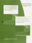 Image for Working Papers, Volume 2, Chapters 16-27 for Warren/Reeve/Duchac&#39;s Managerial Accounting, 13th or Financial &amp; Managerial Accounting, 13th