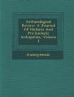 Image for Archaeological Review : A Journal of Historic and Pre-Historic Antiquities, Volume 1