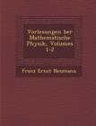 Image for Vorlesungen Ber Mathematische Physik, Volumes 1-2
