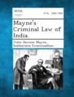 Image for Mayne&#39;s Criminal Law of India.