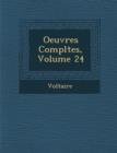 Image for Oeuvres Completes, Volume 24