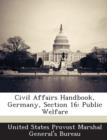 Image for Civil Affairs Handbook, Germany, Section 16