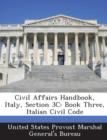 Image for Civil Affairs Handbook, Italy, Section 3c