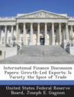 Image for International Finance Discussion Papers