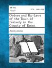 Image for Orders and By-Laws of the Town of Peabody in the County of Essex.