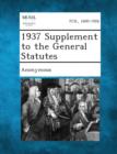 Image for 1937 Supplement to the General Statutes