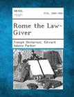 Image for Rome the Law-Giver