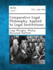 Image for Comparative Legal Philosophy Applied to Legal Institutions