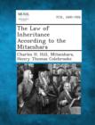 Image for The Law of Inheritance According to the Mitacshara