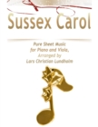 Image for Sussex Carol Pure Sheet Music for Piano and Viola, Arranged by Lars Christian Lundholm