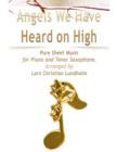 Image for Angels We Have Heard on High Pure Sheet Music for Piano and Tenor Saxophone, Arranged by Lars Christian Lundholm