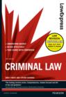 Image for Law Express: Criminal Law (Revision Guide)